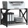 Druckerständer 2 Ebenen in Grau Sonoma 44x26x31,5 cm von , Drucker unterstützt - Ref: Foro24-833983, Preis: 28,65 €, Rabatt: %