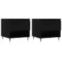 Couchtische 2 Stück, schwarzes Holzwerkstoff, 50 x 46 x 50 cm von , Couchtisch - Ref: Foro24-830895, Preis: 63,04 €, Rabatt: %