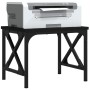 Printer stand made of black engineered wood, measuring 40x30x31 cm. by , Printer supports - Ref: Foro24-833985, Price: 25,52 ...