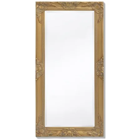 Baroque style golden wall mirror 100x50 cm by vidaXL, Mirrors - Ref: Foro24-243680, Price: 79,41 €, Discount: %