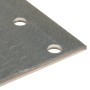 Placas perforadas 20 uds acero galvanizado 2 mm 400x100 mm