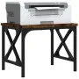 Soporte de impresora madera ingeniería roble ahumado 40x30x31cm de , Soportes para impresoras - Ref: Foro24-833987, Precio: 2...