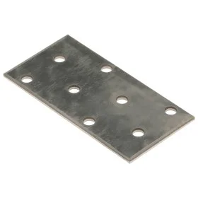 Placas perforadas 60 uds acero galvanizado 2 mm 80x40 mm de , Artículos de ferretería - Ref: Foro24-155532, Precio: 20,88 €, ...