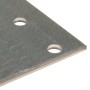 Placas perforadas 40 uds acero galvanizado 2 mm 240x60 mm