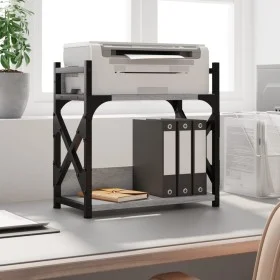 Printer stand 2 levels gray Sonoma 40x20x40 cm by , Printer supports - Ref: Foro24-833993, Price: 29,02 €, Discount: %