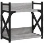 Printer stand 2 levels gray Sonoma 40x20x40 cm by , Printer supports - Ref: Foro24-833993, Price: 29,02 €, Discount: %