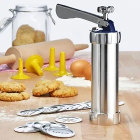 HI Pastry bag for cookies with 20 shaped discs by , Cookie press - Ref: Foro24-445569, Price: 17,35 €, Discount: %