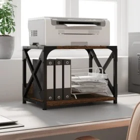Printer stand 2 levels oak brown 44x26x31.5 cm by , Printer supports - Ref: Foro24-833984, Price: 30,71 €, Discount: %