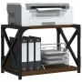 Druckerständer 2 Ebenen Eiche braun 44x26x31,5 cm von , Drucker unterstützt - Ref: Foro24-833984, Preis: 30,71 €, Rabatt: %
