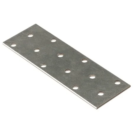 Placas perforadas 60 uds acero galvanizado 2 mm 120x40 mm de , Artículos de ferretería - Ref: Foro24-155533, Precio: 27,83 €,...