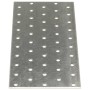 Placas perforadas 40 uds acero galvanizado 2 mm 200x100 mm