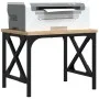 Druckerständer aus Sonoma-Eichenholzwerkstoff, 40 x 30 x 31 cm von , Drucker unterstützt - Ref: Foro24-833986, Preis: 26,60 €...