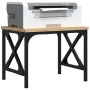 Druckerständer aus Sonoma-Eichenholzwerkstoff, 40 x 30 x 31 cm von , Drucker unterstützt - Ref: Foro24-833986, Preis: 27,01 €...