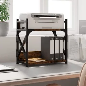 Printer stand 2 levels smoked oak 40x20x40 cm by , Printer supports - Ref: Foro24-833992, Price: 25,36 €, Discount: %