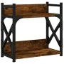 Printer stand 2 levels smoked oak 40x20x40 cm by , Printer supports - Ref: Foro24-833992, Price: 25,36 €, Discount: %