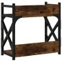 Printer stand 2 levels smoked oak 40x20x40 cm by , Printer supports - Ref: Foro24-833992, Price: 25,36 €, Discount: %