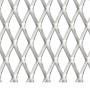 Gartendrahtzaun aus Edelstahl, 100 x 85 cm, 30 x 17 x 2,5 mm von vidaXL, Zaunpaneele - Ref: Foro24-142283, Preis: 95,20 €, Ra...