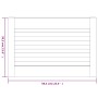 Puertas de armario de lamas 2 uds madera de pino 39,5x59,4 cm de , Puertas de armarios - Ref: Foro24-151113, Precio: 31,98 €,...