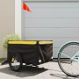 Remolque para bicicleta hierro negro y amarillo 45 kg de , Remolques para bicicletas - Ref: Foro24-94092, Precio: 74,60 €, De...