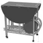 Faltbares 5-teiliges Esszimmer-Set aus schwarzem MDF von vidaXL, Möbelsets für Küchen und Esszimmer - Ref: Foro24-243902, Pre...