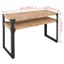 Solid recycled wood console table 120x40x85 cm by vidaXL, Side tables - Ref: Foro24-243915, Price: 138,63 €, Discount: %