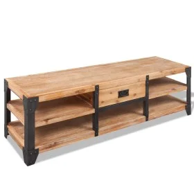TV-Schrank aus massivem Akazienholz, 140 x 40 x 45 cm von vidaXL, TV-Möbel - Ref: Foro24-243913, Preis: 205,74 €, Rabatt: %