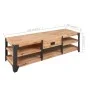 Mueble para TV madera de acacia maciza 140x40x45 cm de vidaXL, Muebles TV - Ref: Foro24-243913, Precio: 205,74 €, Descuento: %