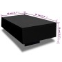 Glänzender schwarzer Couchtisch von vidaXL, Couchtisch - Ref: Foro24-244024, Preis: 122,14 €, Rabatt: %