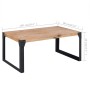 Recycled solid wood coffee table 100x60x45 cm by vidaXL, Coffee table - Ref: Foro24-243914, Price: 140,87 €, Discount: %