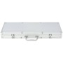 Poker game with 500 laser chips in aluminum case by vidaXL, Poker cases and chips - Ref: Foro24-80184, Price: 63,21 €, Discou...