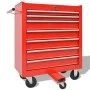 Tool cart 1125 red steel tools by vidaXL, Toolboxes - Ref: Foro24-142248, Price: 523,71 €, Discount: %