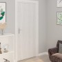 Láminas autoadhesivas puertas 2 uds PVC madera blanca 210x90cm