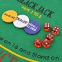 Poker/blackjack combo game with 600 aluminum laser chips by vidaXL, Poker cases and chips - Ref: Foro24-80186, Price: 106,84 ...