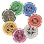 Poker/blackjack combo game with 600 aluminum laser chips by vidaXL, Poker cases and chips - Ref: Foro24-80186, Price: 114,97 ...