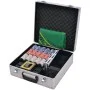 Poker/blackjack combo game with 600 aluminum laser chips by vidaXL, Poker cases and chips - Ref: Foro24-80186, Price: 114,97 ...