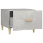 Mesa de centro madera contrachapada gris hormigón 50x50x40cm de , Mesas de centro - Ref: Foro24-812716, Precio: 35,61 €, Desc...