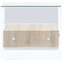 Center table with tempered glass drawer 50x50x45 cm by , Coffee table - Ref: Foro24-284724, Price: 184,07 €, Discount: %