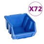 Aufbewahrungsbox-Set, 128 Stück, rot-schwarze Wandpaneele von , Werkzeugschränke - Ref: Foro24-150808, Preis: 138,93 €, Rabat...
