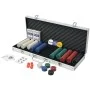 Poker game with 500 chips in aluminum case by vidaXL, Poker cases and chips - Ref: Foro24-80180, Price: 43,21 €, Discount: %