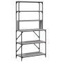 Küchenregal 6 Ebenen graues Sonomaholz 90x40x180 cm von , Behälter für Küchenutensilien - Ref: Foro24-834223, Preis: 109,55 €...