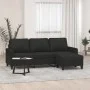 3-seater sofa with black fabric stool 180 cm by , Sofas - Ref: Foro24-3201041, Price: 350,20 €, Discount: %