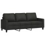 3-seater sofa with black fabric stool 180 cm by , Sofas - Ref: Foro24-3201041, Price: 370,87 €, Discount: %