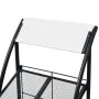 Zeitschriftenständer 47x40x134 cm schwarz und weiß A4 von vidaXL, Zeitschriftenständer - Ref: Foro24-30099, Preis: 128,83 €, ...