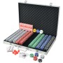 Poker game with 1000 chips and aluminum briefcase by vidaXL, Poker cases and chips - Ref: Foro24-80183, Price: 86,39 €, Disco...