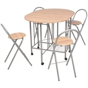 5-piece MDF folding dining set by vidaXL, Furniture sets for kitchens and dining rooms - Ref: Foro24-243901, Price: 198,85 €,...