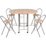 Conjunto de comedor plegable 5 piezas MDF de vidaXL, muebles para cocinas y comedores - Ref: Foro24-243901, Precio: 199,03 €,...