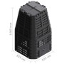 Compostador de jardín negro 93,3x93,3x146 cm 1000 L de , Compostadores - Ref: Foro24-146278, Precio: 128,44 €, Descuento: %