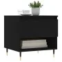 Black engineered wood coffee table 50x46x50 cm by , Coffee table - Ref: Foro24-830894, Price: 37,21 €, Discount: %