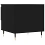 Black engineered wood coffee table 50x46x50 cm by , Coffee table - Ref: Foro24-830894, Price: 37,21 €, Discount: %