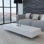 Glossy White Fiberglass Rectangular Coffee Table by vidaXL, Coffee table - Ref: Foro24-244021, Price: 144,22 €, Discount: %